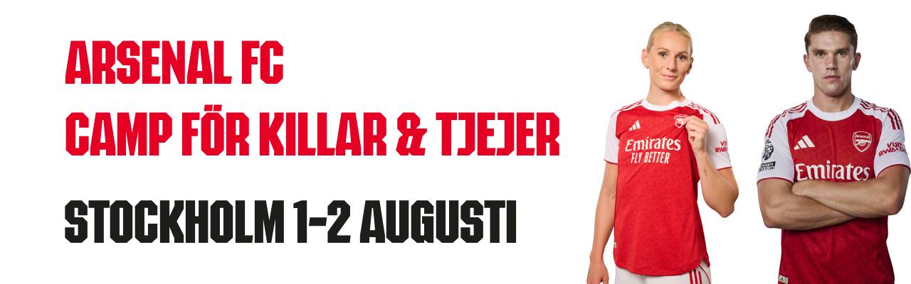 Fotbollsskola med Arsenal i Stockholm